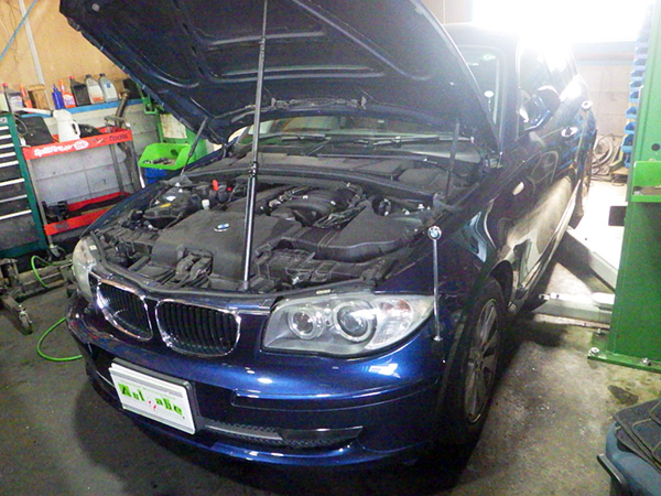 BMW116i　車検整備＆オイル漏れ修理