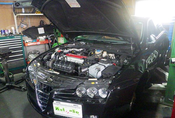 アルファロメオ　アルファ１５９　ミッション不良　不動　クラッチ交換