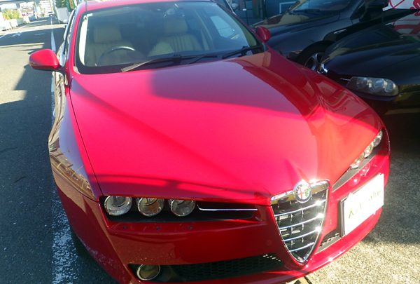 アルファロメオ　アルファ１５９　ガソリン臭　フューエルポンプ交換