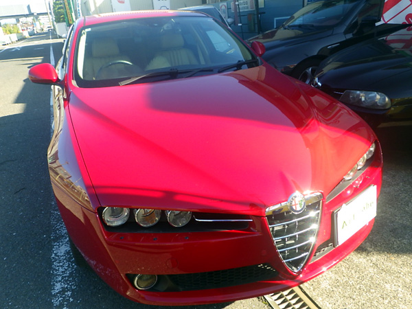 アルファロメオ　アルファ１５９　ガソリン臭　フューエルポンプ交換