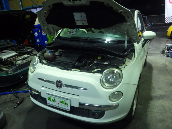 フィアット　５００　タイミングベルト交換&ウォーターポンプ交換