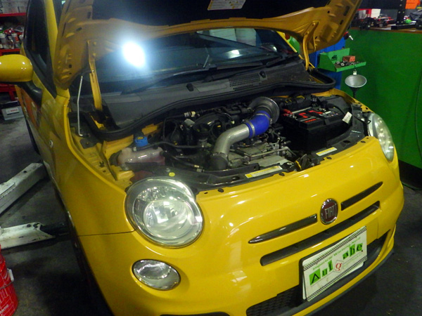 フィアット　５００Ｓ　エンジン不動　スターター交換